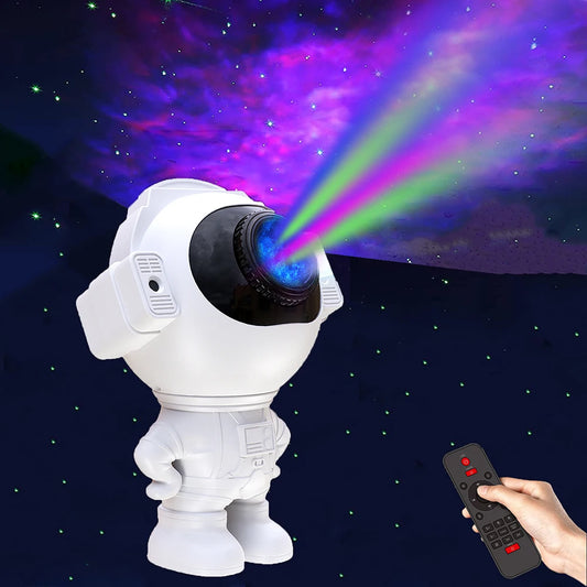 Galaxy Star Projector Astronaut Starry Sky Night Light Lamp Home Bedroom Decoration Atmosphere Night Light Christmas Kids Gift