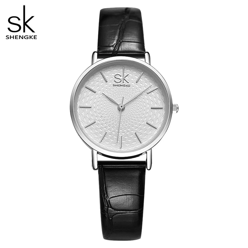 SK Super Slim Sliver Mesh Stainless Steel Watches Women Top Brand Luxury Casual Clock Ladies Wrist Watch Lady Relogio Feminino