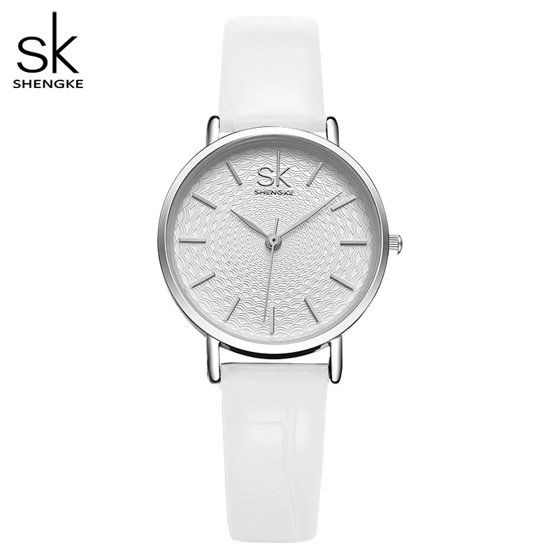 SK Super Slim Sliver Mesh Stainless Steel Watches Women Top Brand Luxury Casual Clock Ladies Wrist Watch Lady Relogio Feminino